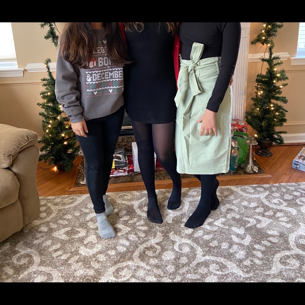 Sage Green MIDI Skirt